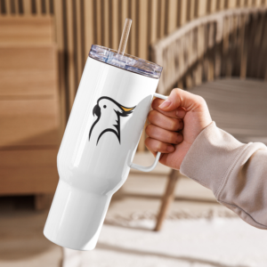 WebDesignToo | Travel mug with a handle